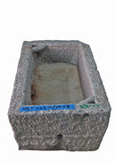 45" Inch Long Hand Chiseled Stone Trough 17