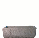 54" Inch Long Hand Chiseled Stone Trough 21