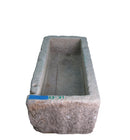 54" Inch Long Hand Chiseled Stone Trough 21