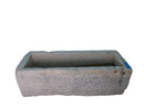 54" Inch Long Hand Chiseled Stone Trough 21