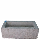 36" Inch Long Hand Chiseled Stone Trough 23