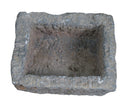 16" Inch Long Hand Chiseled Stone Trough 24-1