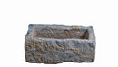 21" Inch Long Hand Chiseled Stone Trough 24-10
