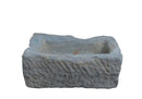 20" Inch Long Hand Chiseled Stone Trough 24-12