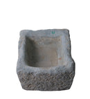 20" Inch Long Hand Chiseled Stone Trough 24-12