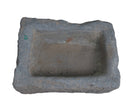 20" Inch Long Hand Chiseled Stone Trough 24-12