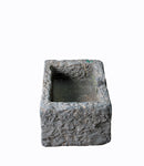 20" Inch Long Hand Chiseled Stone Trough 24-14