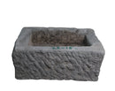 21" Inch Long Hand Chiseled Stone Trough 24-15