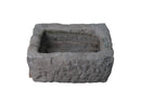 22" Inch Long Hand Chiseled Stone Trough 24-17