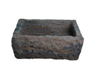 20" Inch Long Hand Chiseled Stone Trough 24-18
