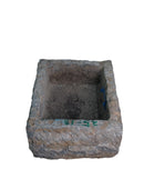 20" Inch Long Hand Chiseled Stone Trough 24-18