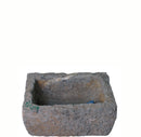 21" Inch Long Hand Chiseled Stone Trough 24-19