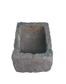 21" Inch Long Hand Chiseled Stone Trough 24-19