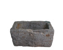 21" Inch Long Hand Chiseled Stone Trough 24-19