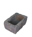 21" Inch Long Hand Chiseled Stone Trough 24-19
