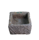 19" Inch Long Hand Chiseled Stone Trough 24-20