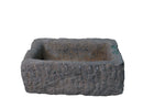20" Inch Long Hand Chiseled Stone Trough 24-24