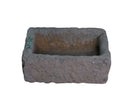 20" Inch Long Hand Chiseled Stone Trough 24-24