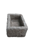 21" Inch Long Hand Chiseled Stone Trough 24-3