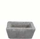 18" Inch Long Hand Chiseled Stone Trough 24-4