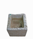 18" Inch Long Hand Chiseled Stone Trough 24-4
