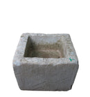 18" Inch Long Hand Chiseled Stone Trough 24-4