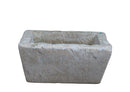 18" Inch Long Hand Chiseled Stone Trough 24-4