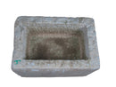 18" Inch Long Hand Chiseled Stone Trough 24-4