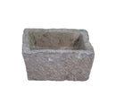 18" Inch Long Hand Chiseled Stone Trough 24-5