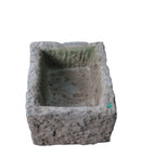 18" Inch Long Hand Chiseled Stone Trough 24-5