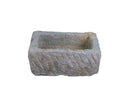 20" Inch Long Hand Chiseled Stone Trough 24-6