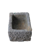 20" Inch Long Hand Chiseled Stone Trough 24-6