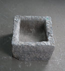 16" Inch Long Hand Chiseled Stone Trough 24-7