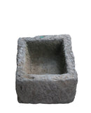 18" Inch Long Hand Chiseled Stone Trough 24-8