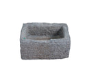 18" Inch Long Hand Chiseled Stone Trough 24-9