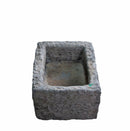 18" Inch Long Hand Chiseled Stone Trough 24-9