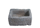 18" Inch Long Hand Chiseled Stone Trough 24-9
