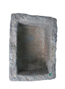 18" Inch Long Hand Chiseled Stone Trough 24-9