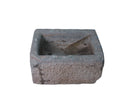 21" Inch Long Hand Chiseled Stone Trough 25-12