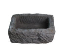 19" Inch Long Hand Chiseled Stone Trough 25-13