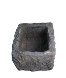 19" Inch Long Hand Chiseled Stone Trough 25-13