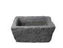 18" Inch Long Hand Chiseled Stone Trough 25-14