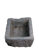 18" Inch Long Hand Chiseled Stone Trough 25-14