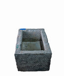 32" Inch Long Hand Chiseled Stone Trough 28