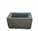32" Inch Long Hand Chiseled Stone Trough 28