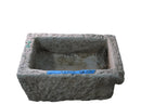 26" Inch Long Hand Chiseled Stone Trough 33