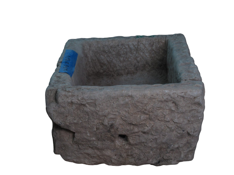 26" Inch Long Hand Chiseled Stone Trough 33