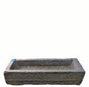 50" Inch Long Hand Chiseled Stone Trough 37