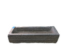 50" Inch Long Hand Chiseled Stone Trough 37