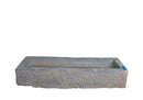 60" Inch Long Hand Chiseled Stone Trough 8